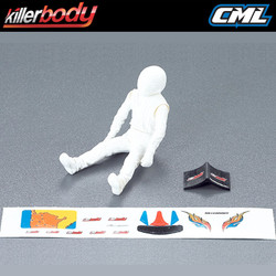 Killerbody Driver Figure w/Decal KB48050