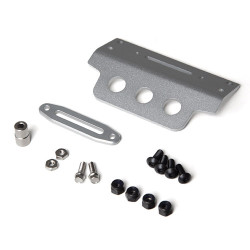 Gmade Aluminium Skid Plate Silver for GS01 Front Bumper GM30007