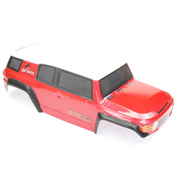 FTX Outback Geo 4X4pc Red Bodyshell & Decal (No Accessories) FTX9946R