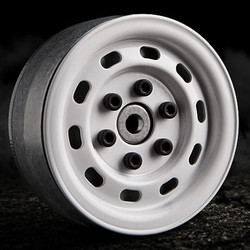Gmade 1.9 Sr02 Beadlock Wheels (Gloss White) (2) GM70176