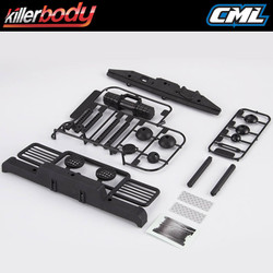 Killerbody Front & Rear Bumper w/Accent Light & Winch Fits TRX-4 Chassis KB48724