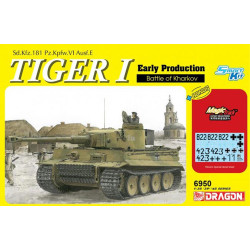 Dragon 6950 Tiger ! Early Production, Battle of Kharkov 1:35 Plastic Model Kit