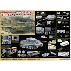 Dragon 6888 Tiger I Mid-Production 'Otto Carius' 1:35 Plastic Model Kit