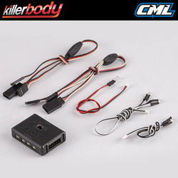 Killerbody LED Unit w/Control Box 5 (4X3mm Leds, 1X5mm Led) KB48742