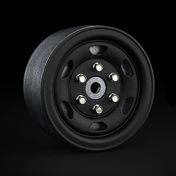 Gmade 1.9 Sr05 Beadlock Wheels (Matt Black) (2) GM70504