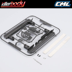 Killerbody R & L Pedal w/Antiskid Plate Stainless Steel & Plastic KB48714