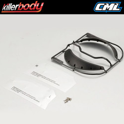 Killerbody Lc70 Front Wheel Arches (3.75" Tyre) for Kb48601 KB48695