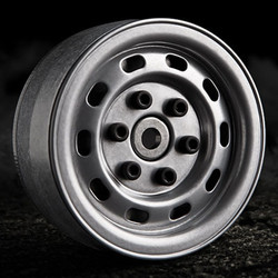 Gmade 1.9 Sr02 Beadlock Wheels (Semigloss Silver) (2) GM70172