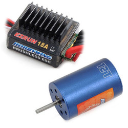 Hobbywing Ezrun 18A ESC & Brushless 12T 7800kv Motor Combo-A1 HW81030000