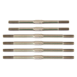 Associated Ft Titanium Turnbuckle Set RC10T6.1 AS71107