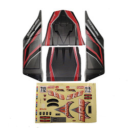 FTX DR8 Body+Decal(Red) FTX9580R