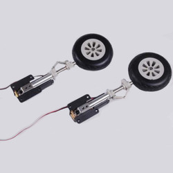 FMS P51B Main Landing Gear V8 Set w/Struts/Retract/Wheel (2) FMSST141