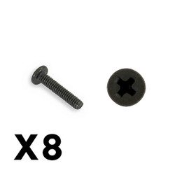 FTX Outback Ranger XC Button Head M2 X 10mm Screws (6Pc) FTX9482