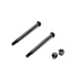 HoBao Hyper Ex10 New Rear Hub Hinge Pins M2.6X36.4 w/Nut (2) H40025N