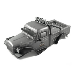 FTX Outback Mini X 2.0 Texan Matt Grey Complete Pre-Built Body FTX9392GY