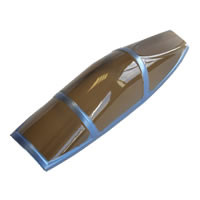 FMS F104 Starfighter Canopy w/Magnets (Blue) FS-FF305B