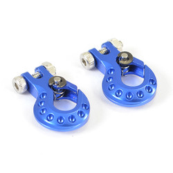 Fastrax Deluxe Aluminium Winch Hook (2Pc) - Blue FAST2383DB