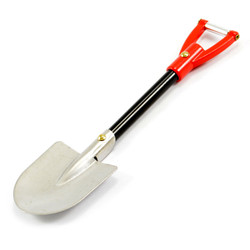 Fastrax Red Handle Metal Spade Shovel FAST2328R
