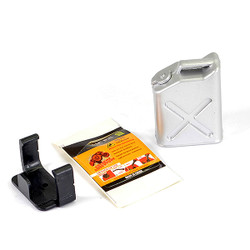 Fastrax Painted Fuel Jerry Can & Mount - Silver FAST2326S