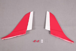 FMS 90mm Super Scorpion Vertical Stabilizer Red FMSRA103R