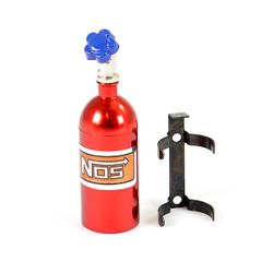 Fastrax Aluminum Nos Nitrous Bottle & Mount - Red FAST2204R