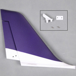 FMS 80mm Futura Purple Vertical Stabilizer FMSPW103PUR