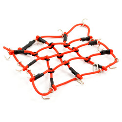 Fastrax Luggage Net w/Hooks L130mm X W110mm (Unstretched) Red FAST2311R