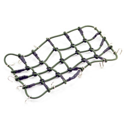 Fastrax Luggage Net w/Hooks L190mm X W110mm (Unstretched) Green FAST2310GR