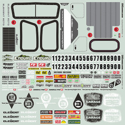 Element RC Enduro Ecto Decal Sheet EL42163