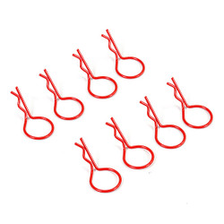 Fastrax Fluorescent Red Large Clips FAST213FP