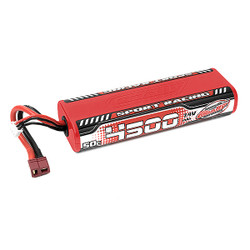Corally Sport Racing 50C LiPo Battery 4500mAh 7.4V Round 2S Stick T-Plug C-49440