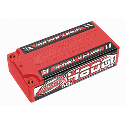 Corally Sport Racing 50C LiPo Battery 4800mAh 7.4V Shorty 2S 4mm Bullit C-49405