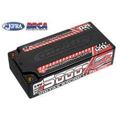 Corally Voltax 120C LiPo Battery 5000mAh 7.4V Shorty 2S 4mm Bullit C-49505