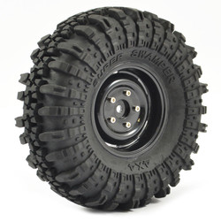 Fastrax 1:10 Crawler Swamper 1.9 Scale Wheel &#248;118mm Tyre (Black) FAST1268B