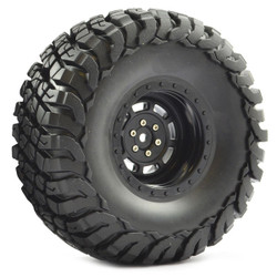 Fastrax 1:10 Crawler Granite 2.2 Scale Wheel &#248;140mm Tyre (Black) FAST1267B