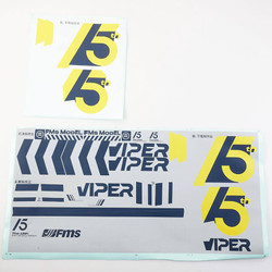 FMS 70mm Viper 15Th Anniv. Decal Sheet FMSEM115