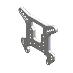 Corally Shock Tower 5mm Aluminium Rear 1pc C-00180-132