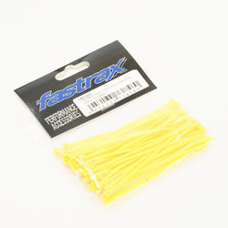 Fastrax 100mm X 2.5mm Yellow Nylon Cable Ties (50pcs) FAST105Y
