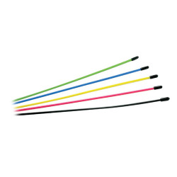 Fastrax Multi Coloured Assorted Antenna Tubes 18Pcs FAST103-18