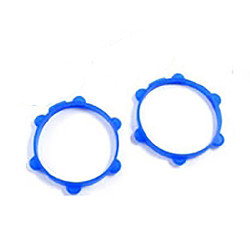 Fastrax 1:10 Rubber Tyre Bands Blue (Pair) FAST0176