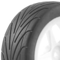 Fastrax 1:10 Mounted Buggy Tyres Lp 'Arrow' Front FAST0048