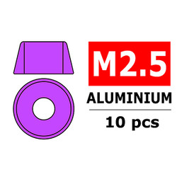 Corally Aluminium Washer for M2.5 Socket Head Screws C-3214-25-2