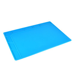 Fastrax Small Rubber Pit Mat - Blue 36cm X 24Cm FAST413S-BL