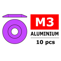 Corally Aluminium Washer for M3 Button Head Screws O C-3212-30-2