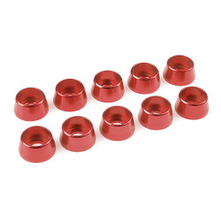 Corally Aluminium Washer for M5 Socket Head Screws Od=12mm Red 10Pcs C-31295