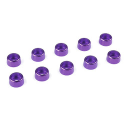 Corally Aluminium Washer for M3 Socket Head Screws Od=8mm Purple 10Pcs C-31272