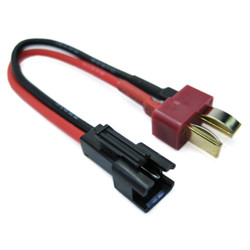 Etronix Sm Female Connector to Deans Male Plug ET0809