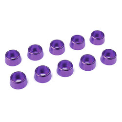 Corally Aluminium Washer for M4 Socket Head Screws Od=10mm Purple 10Pcs C-31282