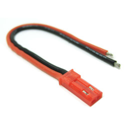 Etronix Male JST Connector with 10cm 20AWG Silicone Wire ET0624