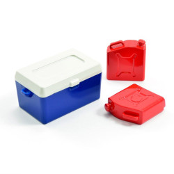 Fastrax Painted Ice Bucket & Fuel Cans FAST299G